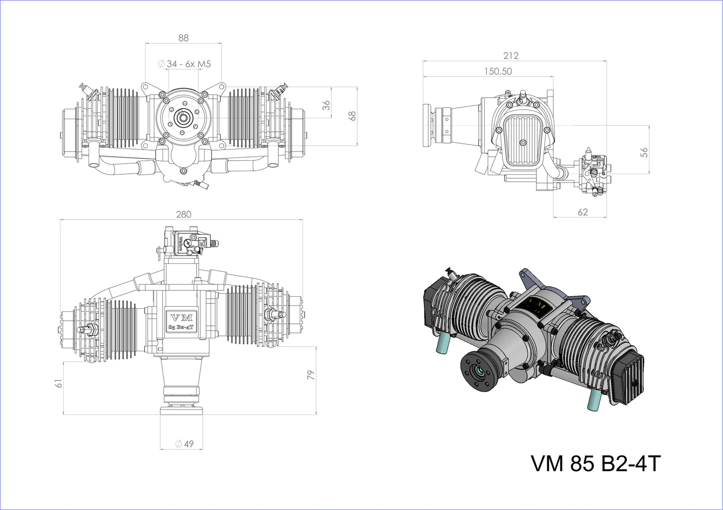 FM85-B2-FS 85 ccm