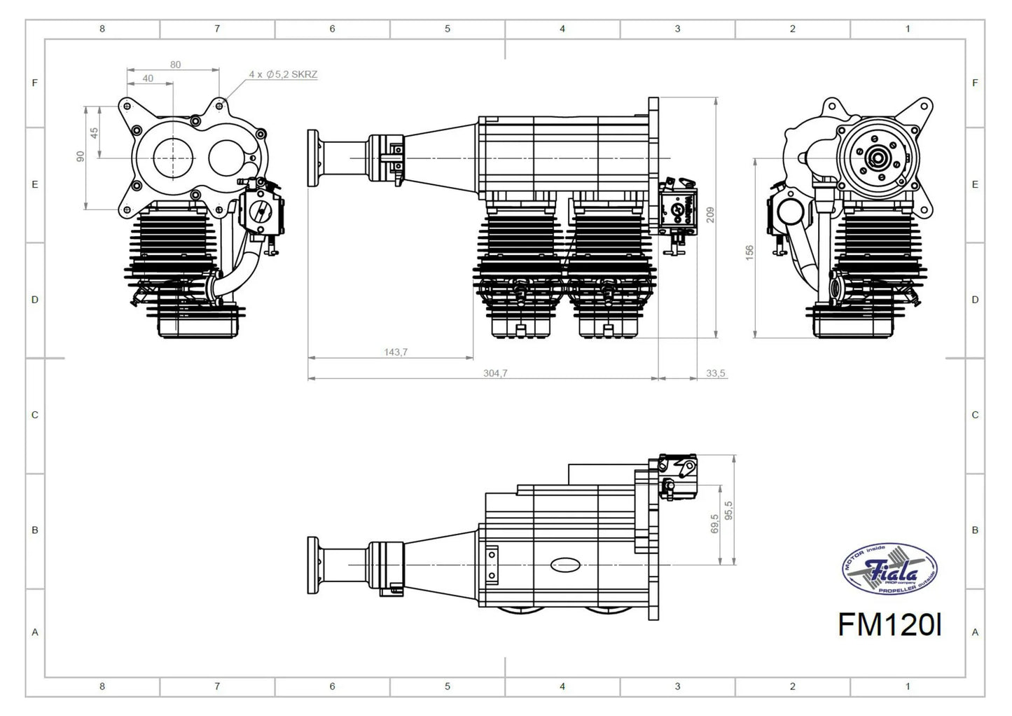 FM120-L2 - FS 120ccm Inline Long
