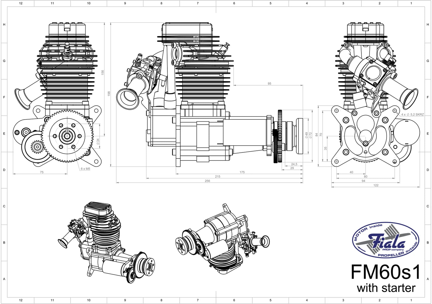 FM60-S1-FS 60ccm with starter