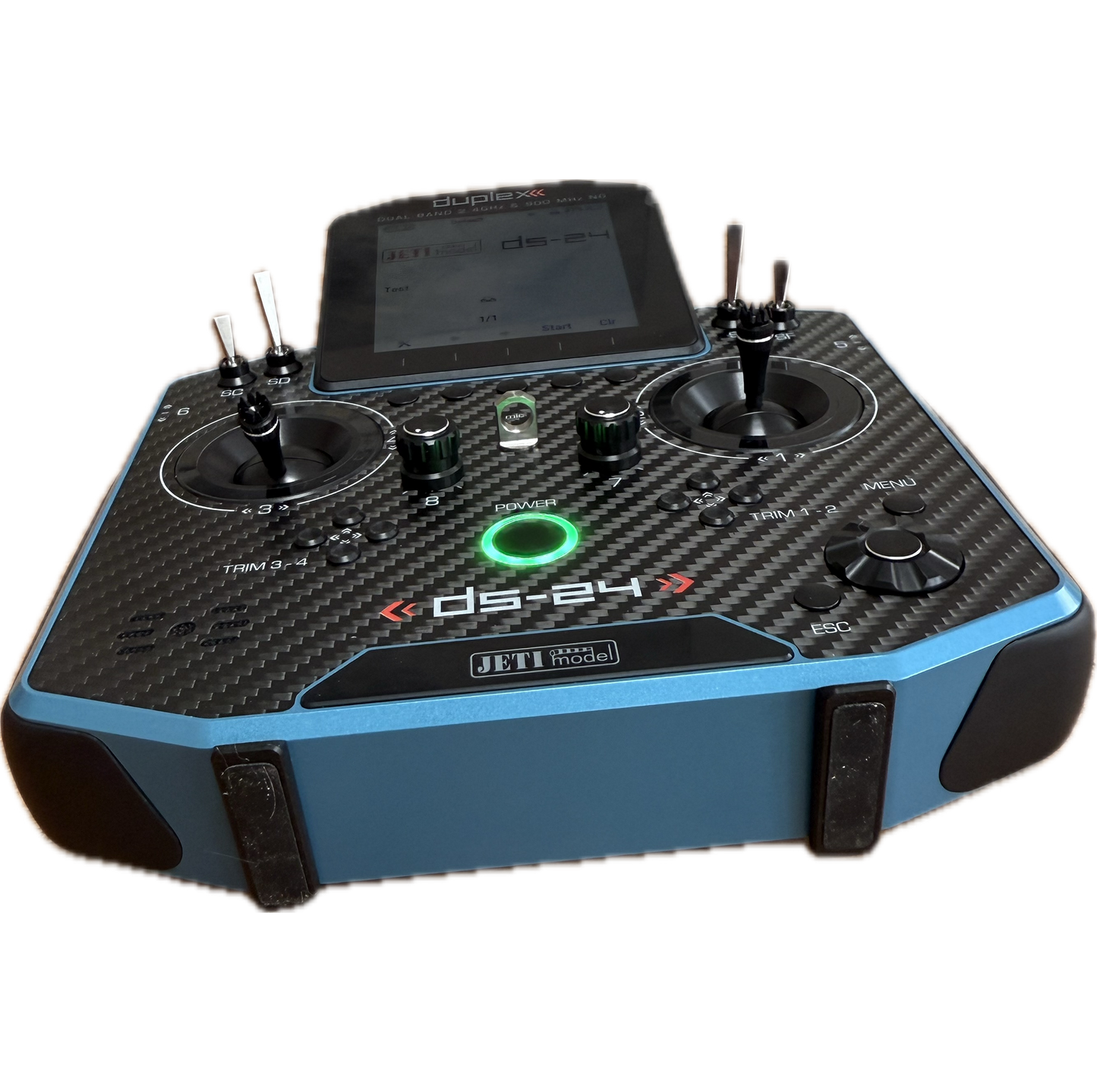 JETI DUPLEX DS-24II-Carbon Line Blue Lacquer SE