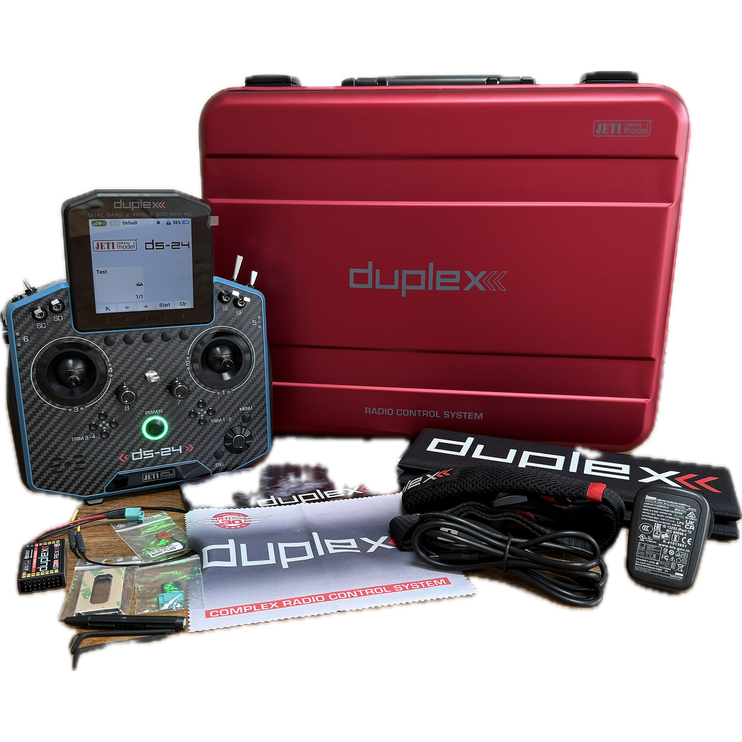 JETI DUPLEX DS-24II-Carbon Line Blue Lacquer SE