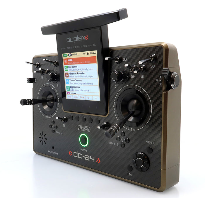 Jeti Duplex DC-24 IIR2 - Carbon Line Bronze anodised