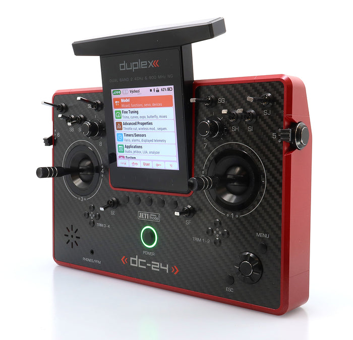 Jeti Duplex DC-24 IIR2- Carbon Line Ruby lacquer