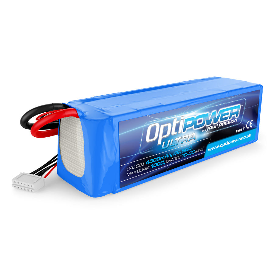 Optipower Lipo Cell Battery 5000mAh 6S 30C OPR50006S