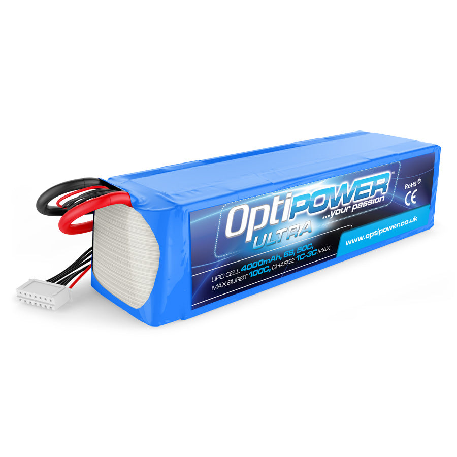 Optipower Lipo Cell Battery 5000mAh 6S 30C OPR50006S