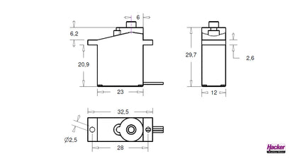 JETI DITEX EL0315M SERVO
