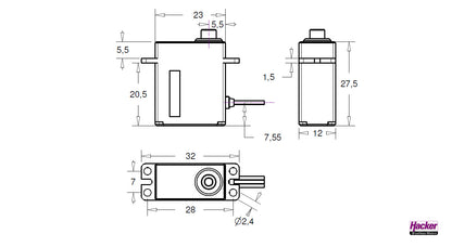 JETI DITEX EL0510M SERVO