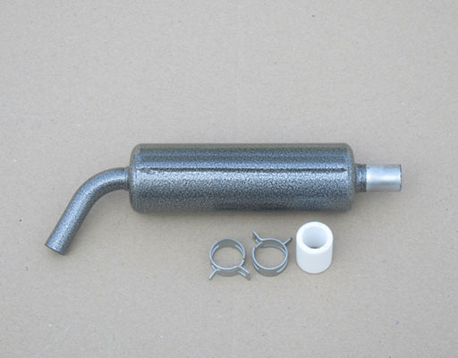 Exhaust silencer for FM 60 and 70 ccm