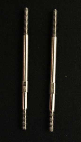 M2.5 x 55mm pair of threaded Rods