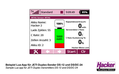 Jeti Model Duplex 2.4 EX TopFuel MTAG Battery Sticker 4