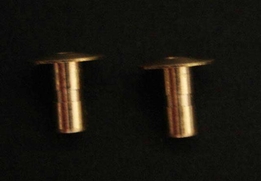 Brass Mush head nuts per pair