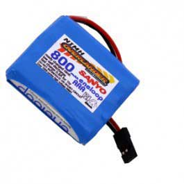 Sanyo Eneloop 800 AAA 4.8v RX Receiver Battery Pack Flat