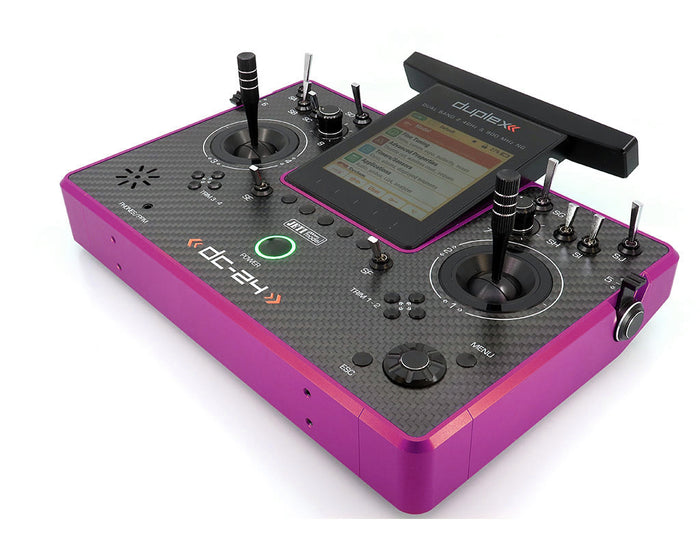 Jeti Duplex DC-24 IIR2- Carbon Line Purple Anodised