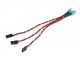 Jeti MPX to 3 JR Cable